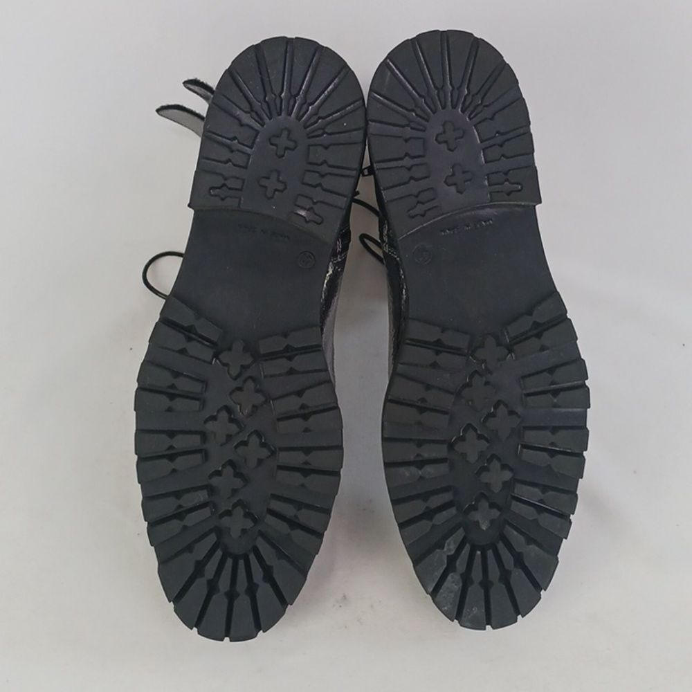 Shelly's London Silver Work Boots - Picture 8 of 8